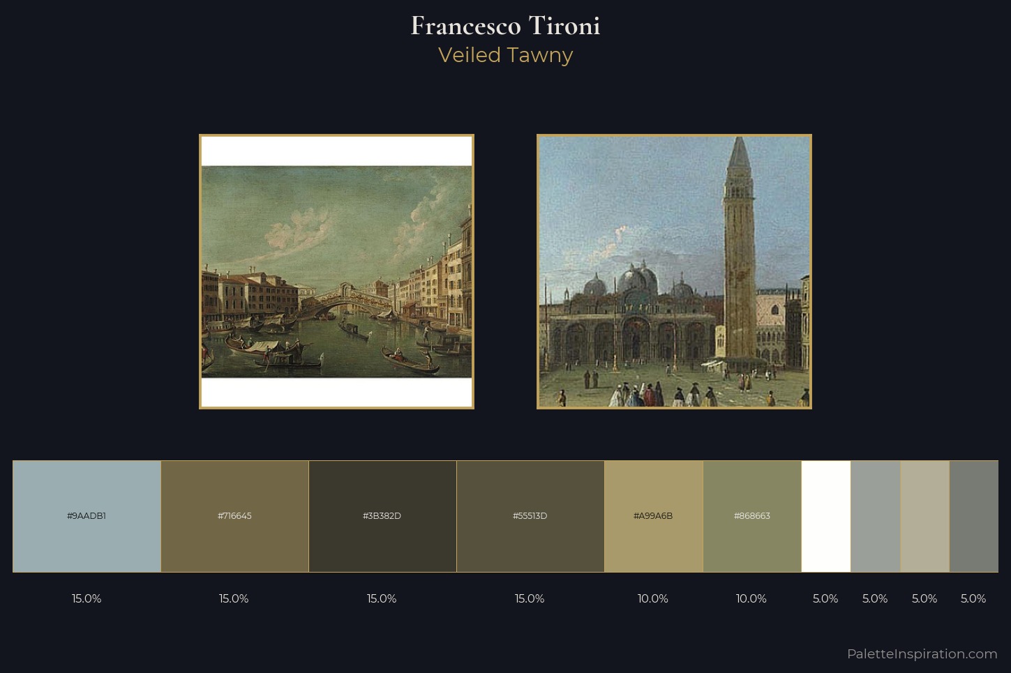 Francesco Tironi Master Palette — Veiled Tawny