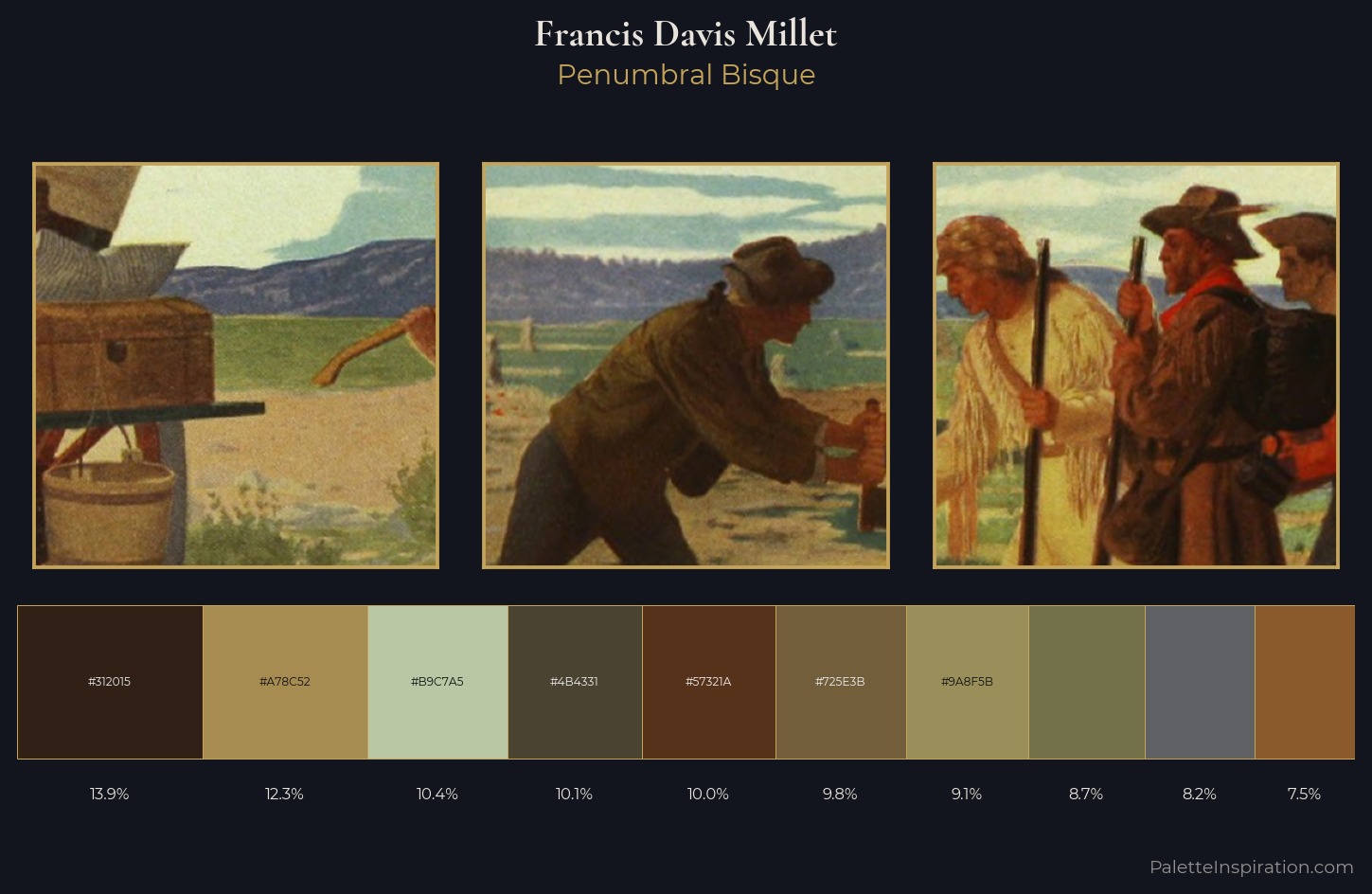 Francis Davis Millet Palette 7 — Penumbral Bisque
