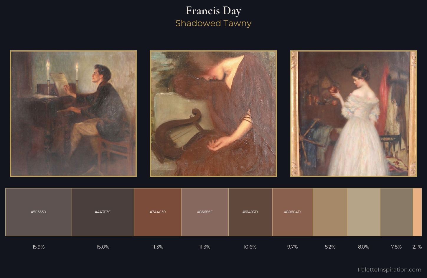 Francis Day Palette 1 — Shadowed Tawny