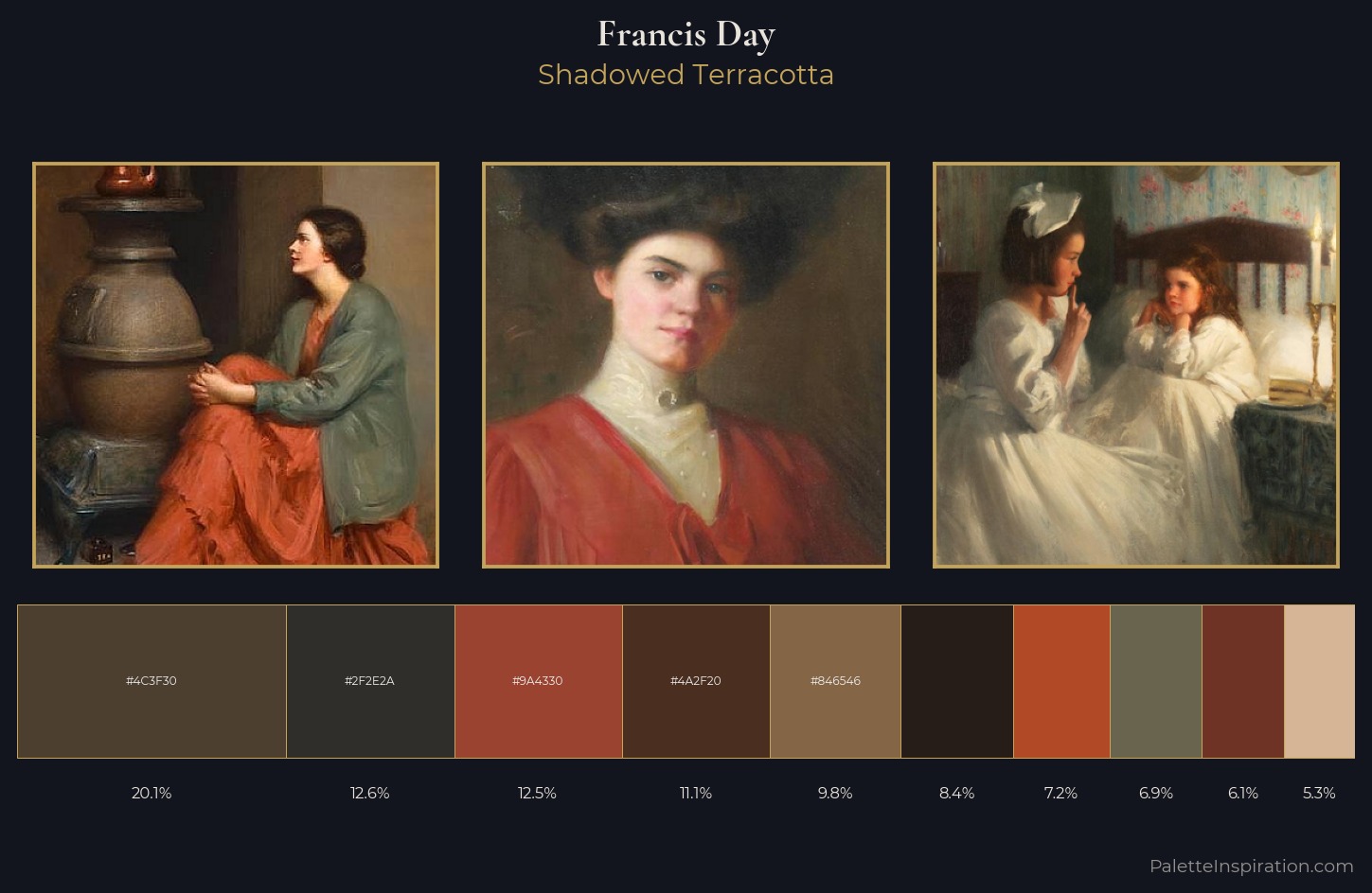 Francis Day Palette 3 — Shadowed Terracotta