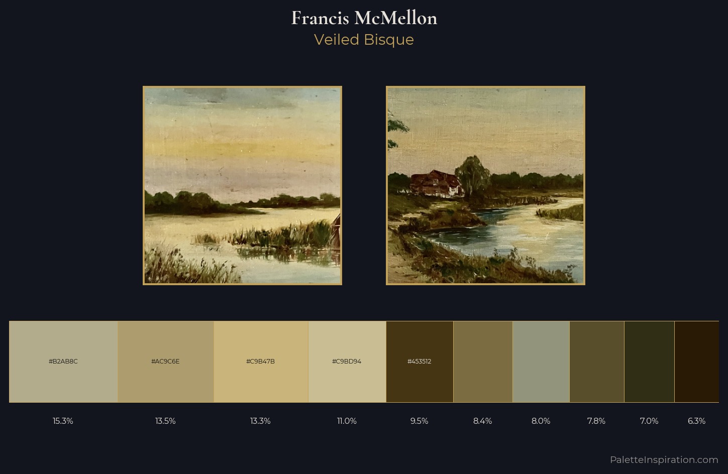 Francis McMellon Palette 1 — Veiled Bisque