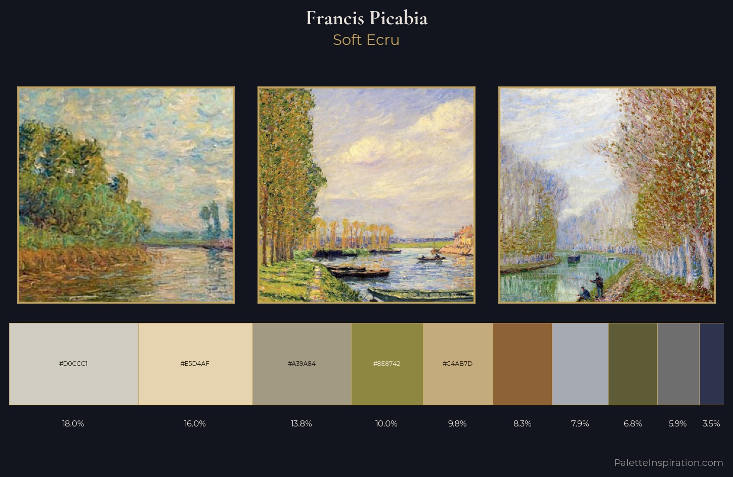Francis Picabia Palette 3 — Soft Ecru
