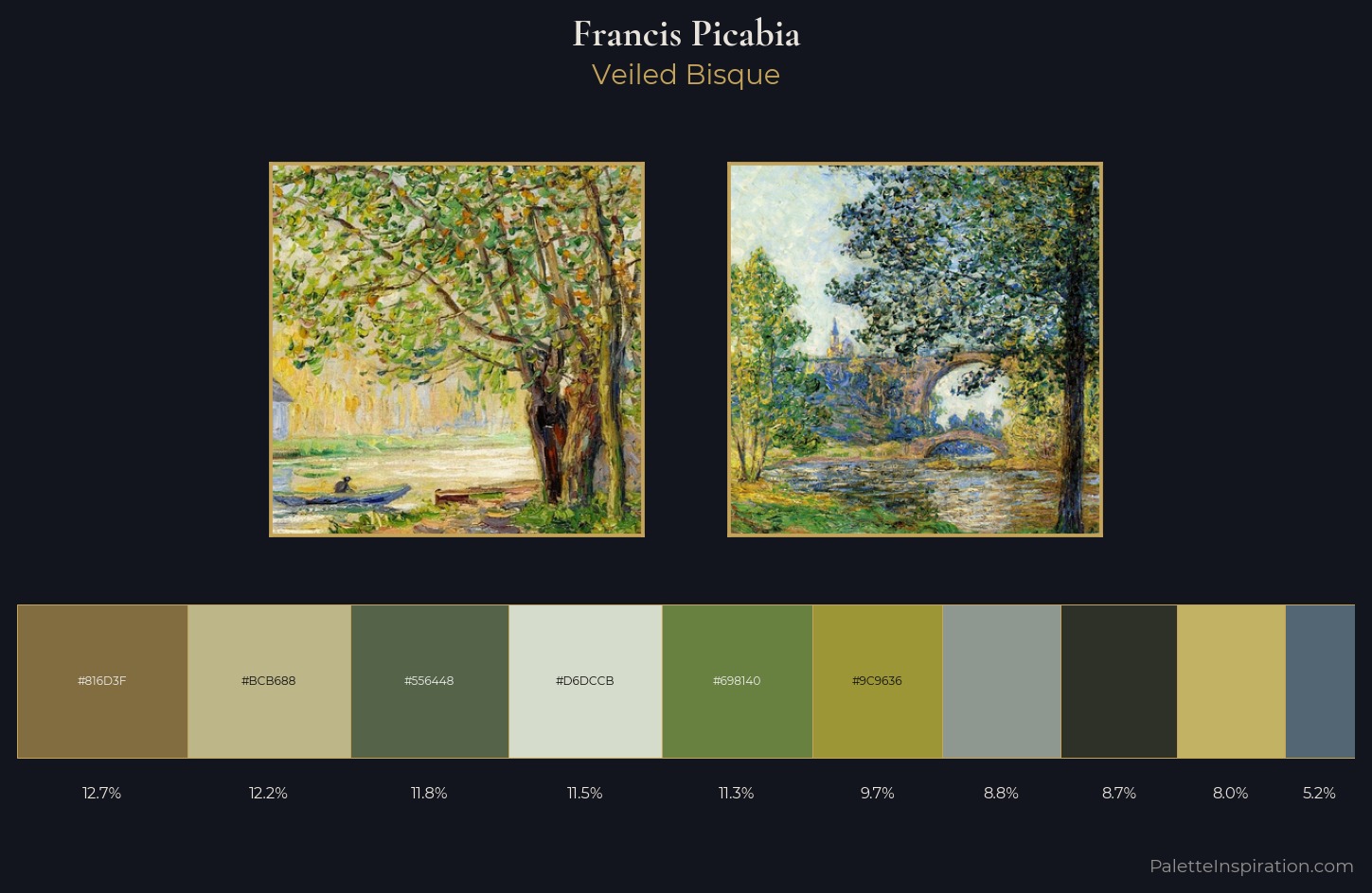 Francis Picabia Palette 5 — Veiled Bisque