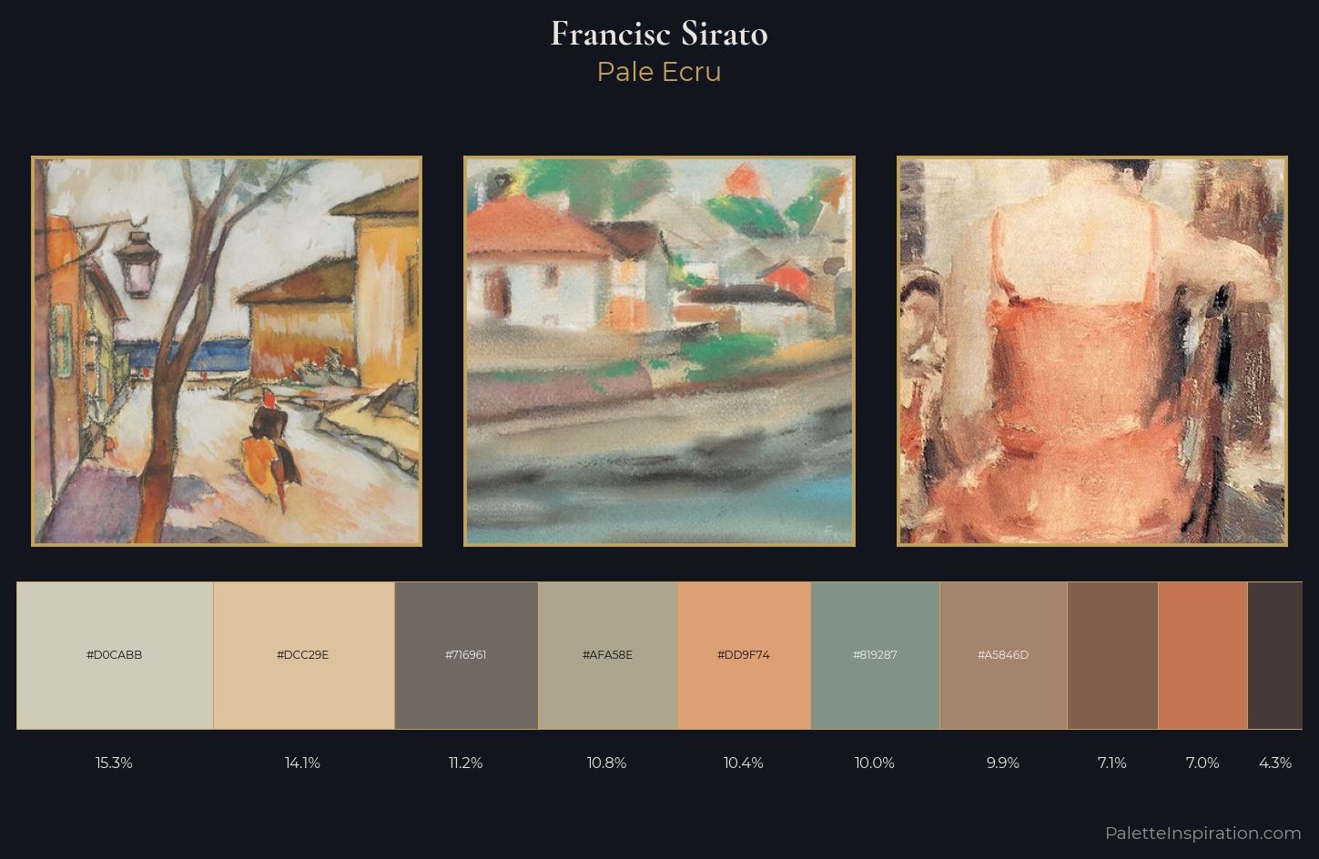 Francisc Sirato Palette 2 — Pale Ecru