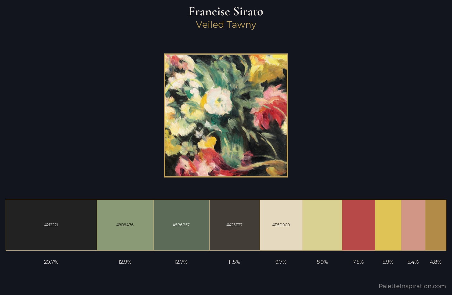Francisc Sirato Palette 4 — Veiled Tawny