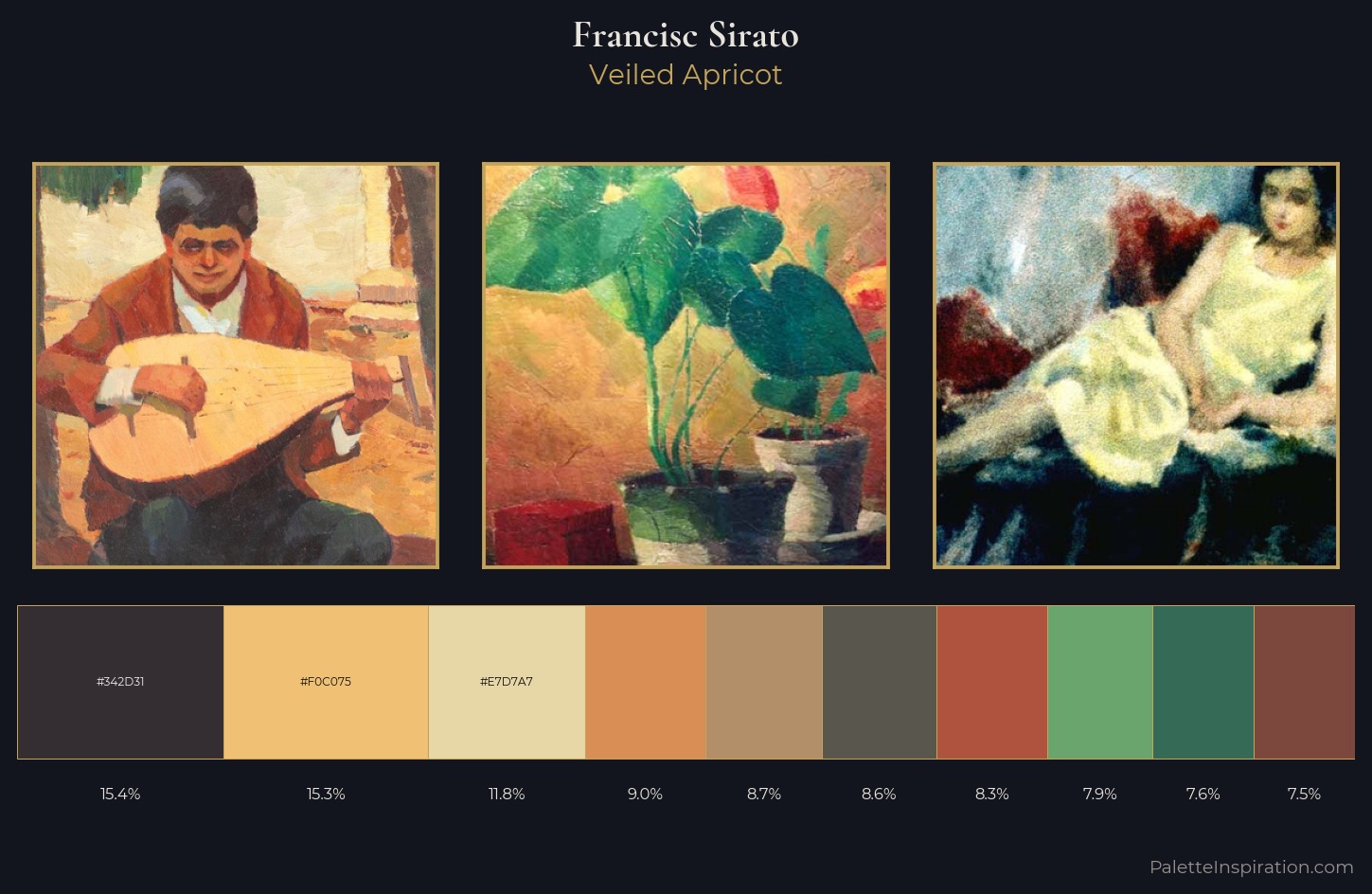 Francisc Sirato Palette 5 — Veiled Apricot
