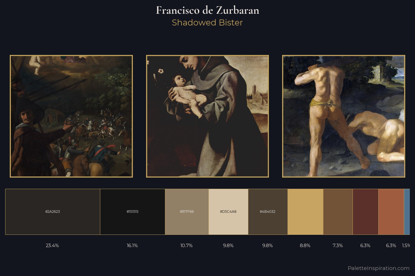 Francisco de Zurbaran Master Palette