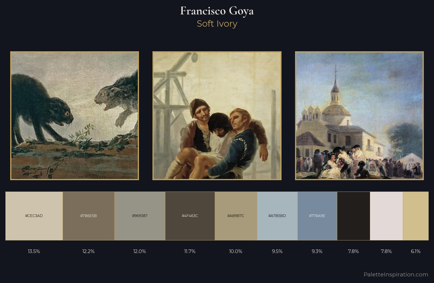 Francisco Goya Palette 2 — Soft Ivory