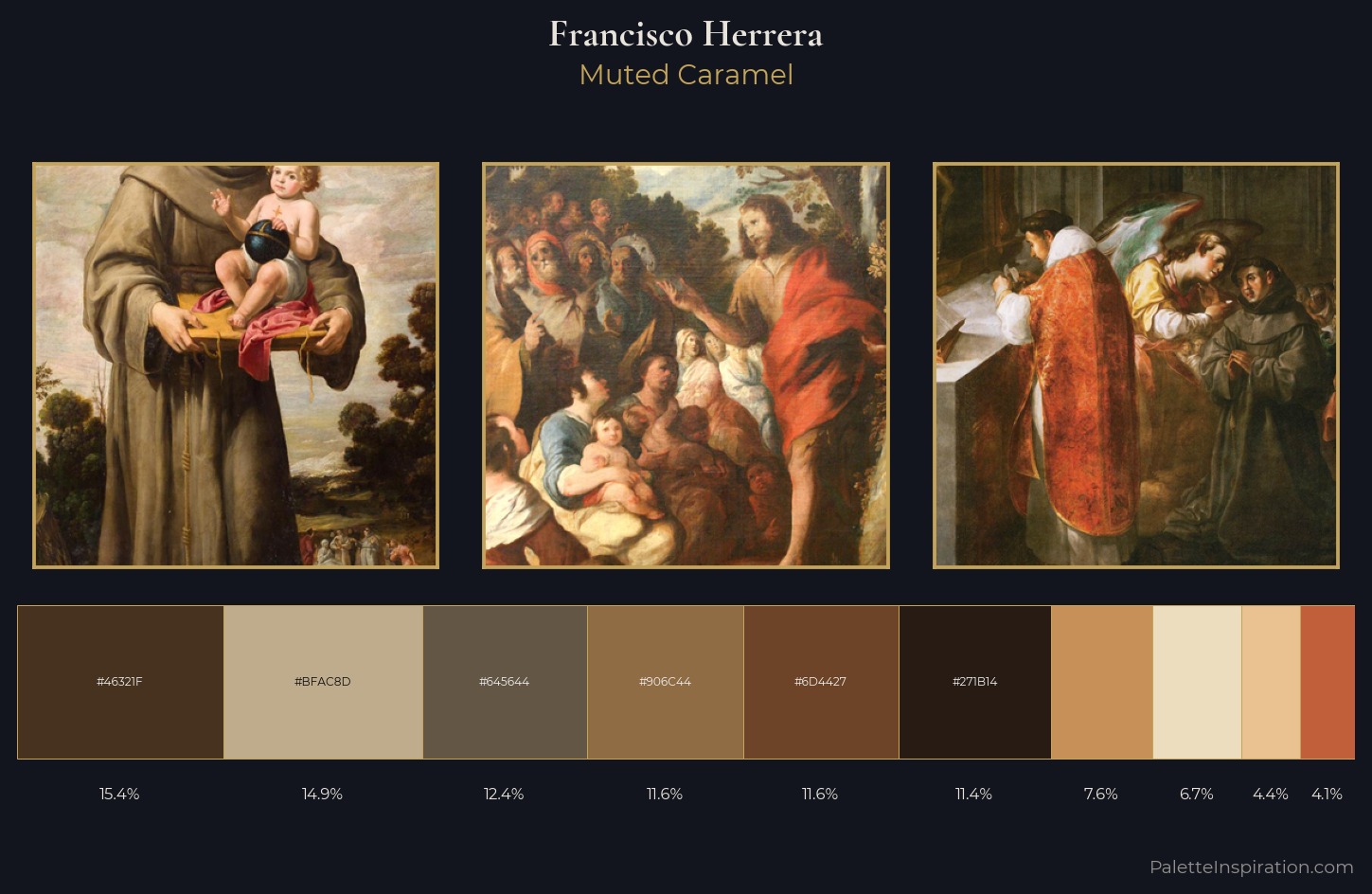 Francisco Herrera Palette 2 — Muted Caramel