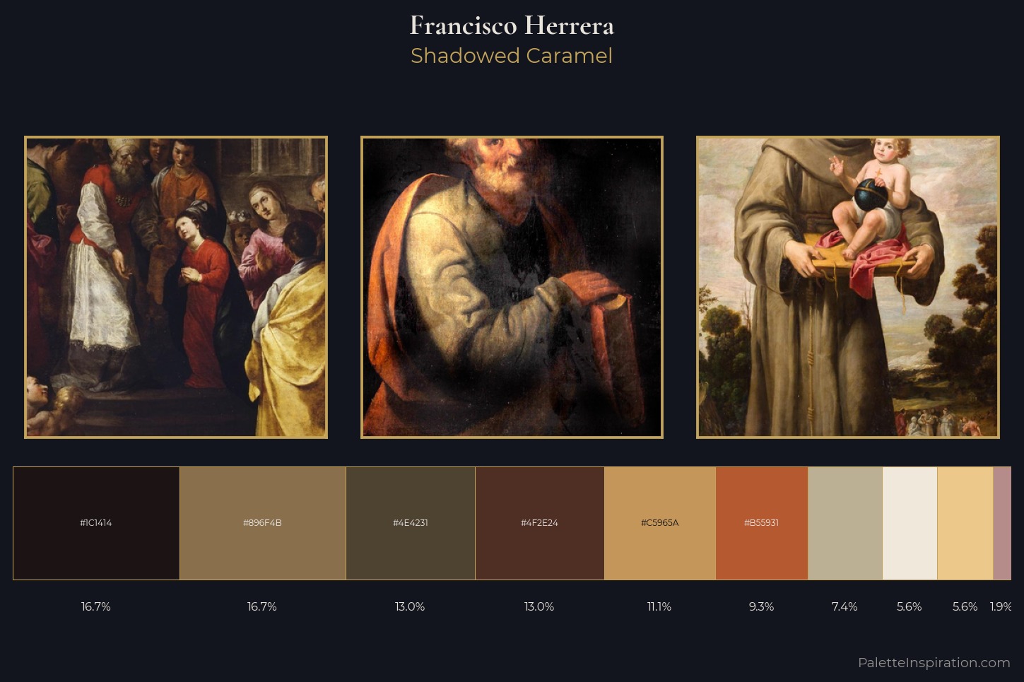 Francisco Herrera Master Palette