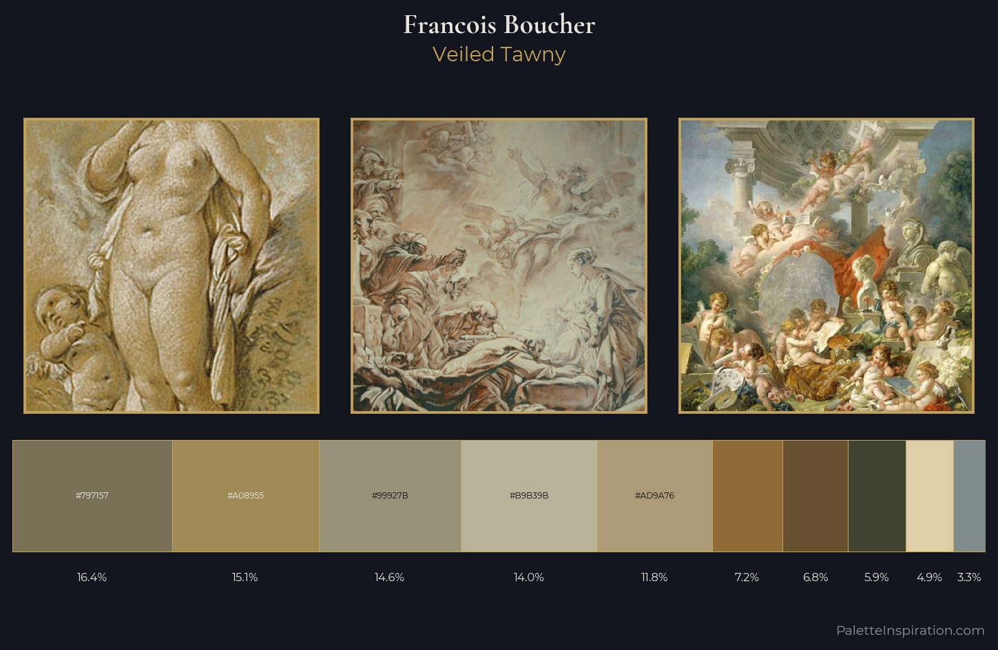 Francois Boucher Palette 2 — Veiled Tawny