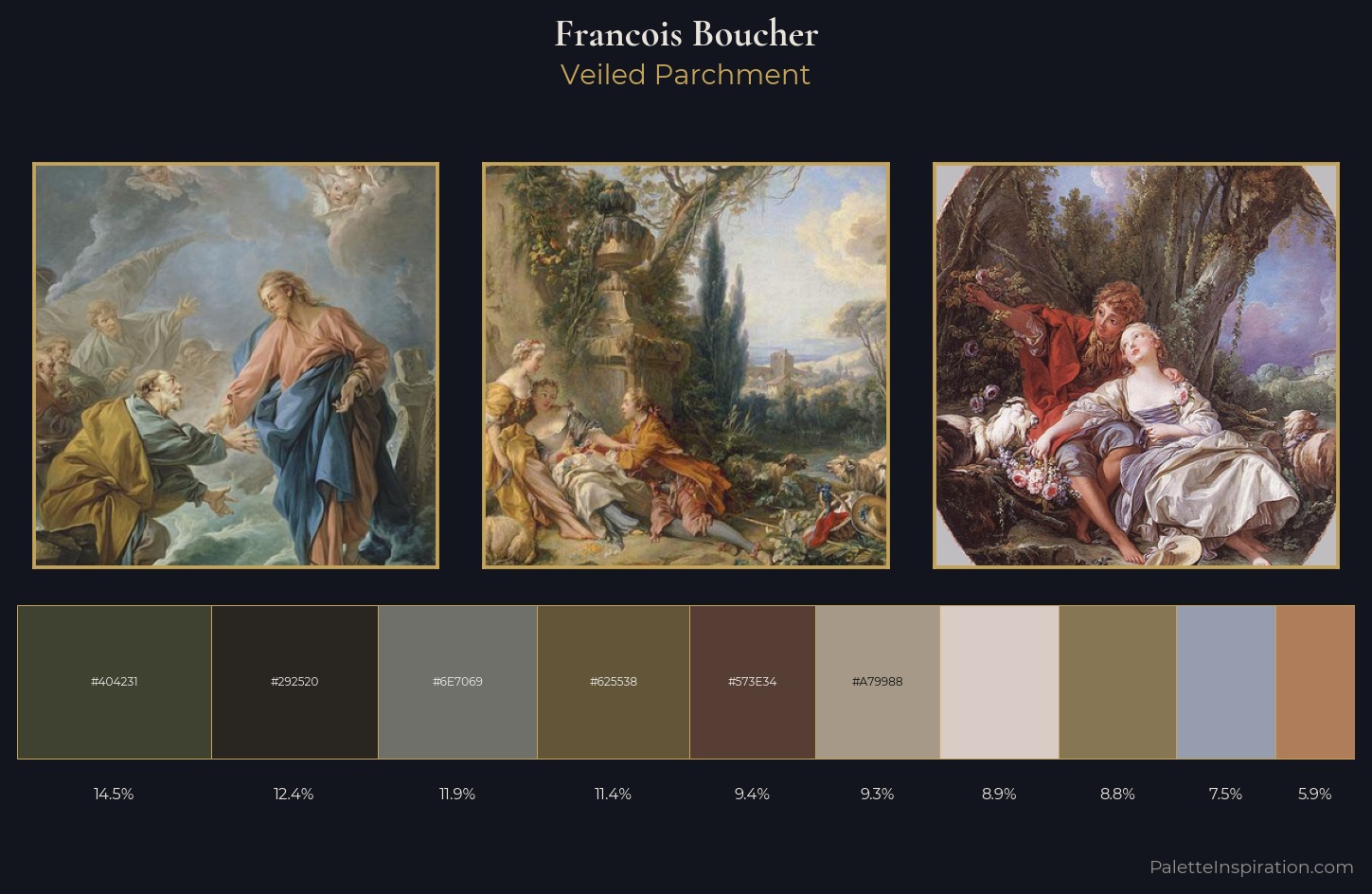 Francois Boucher Palette 4 — Veiled Parchment