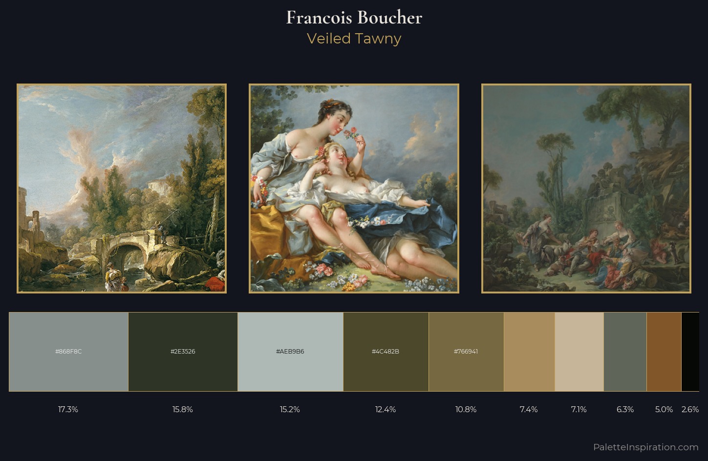 Francois Boucher Palette 5 — Veiled Tawny