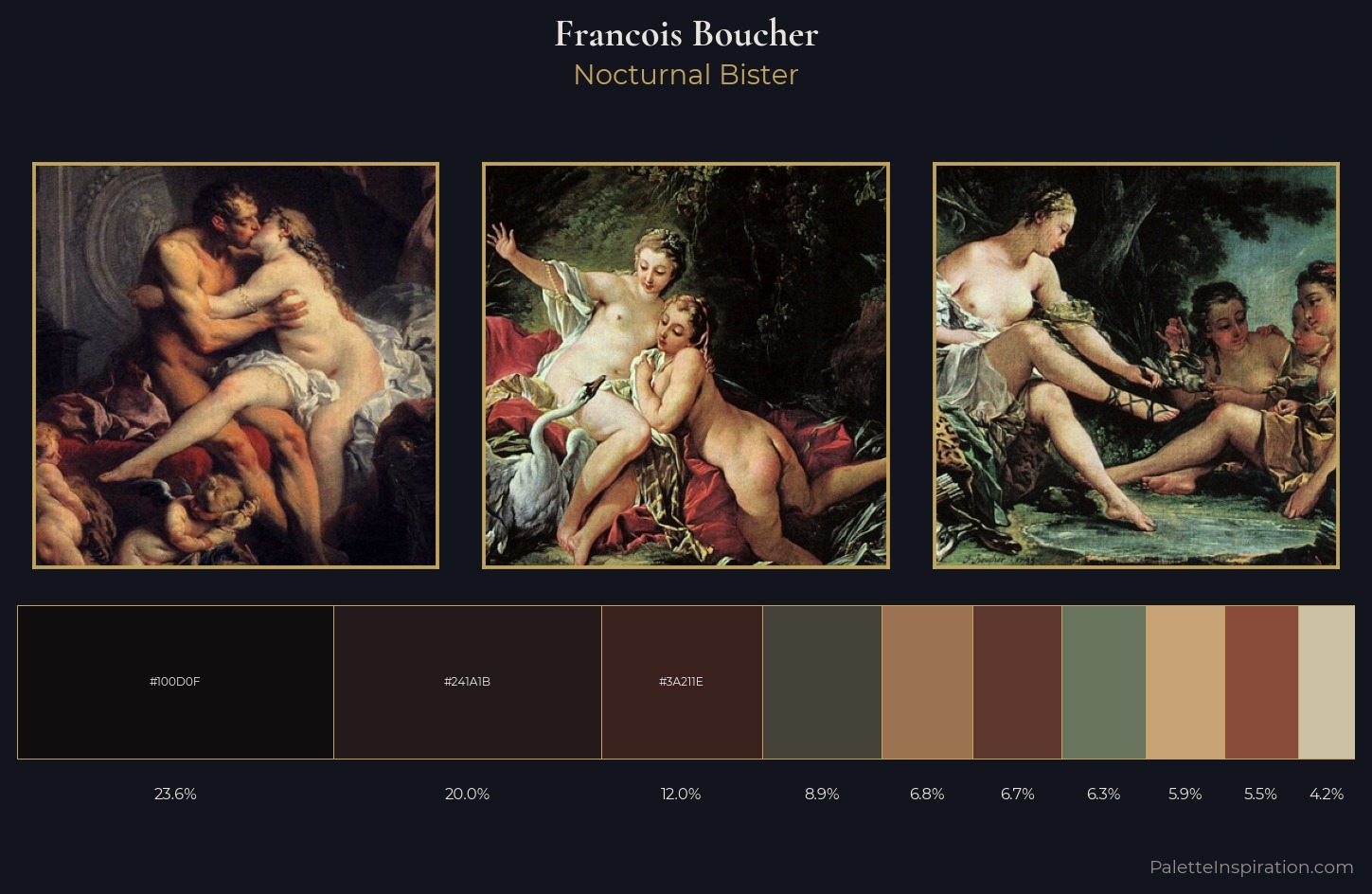 Francois Boucher Palette 9 — Nocturnal Bister