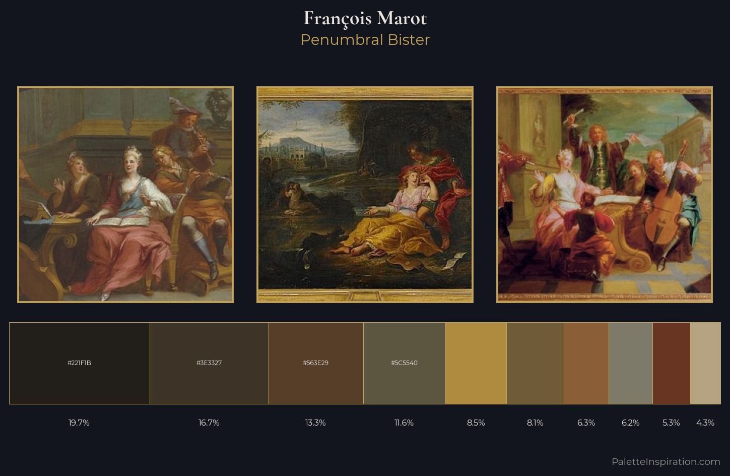 François Marot Palette 1 — Penumbral Bister