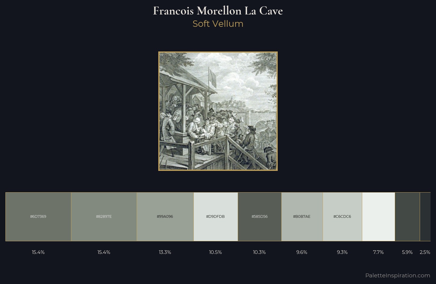 Francois Morellon La Cave Palette 1 — Soft Vellum