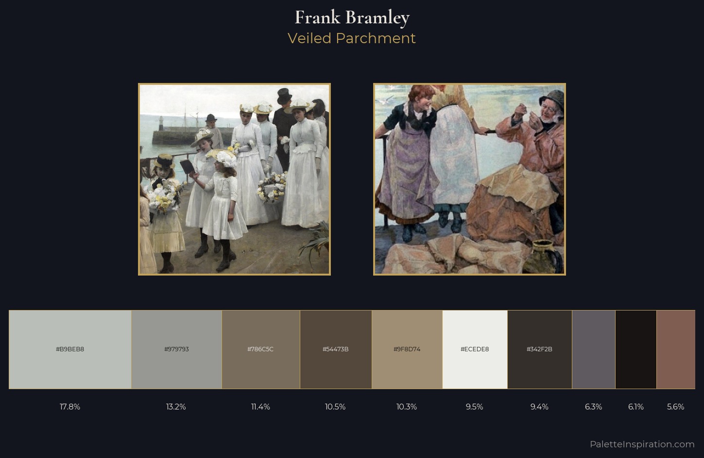 Frank Bramley Palette 1 — Veiled Parchment