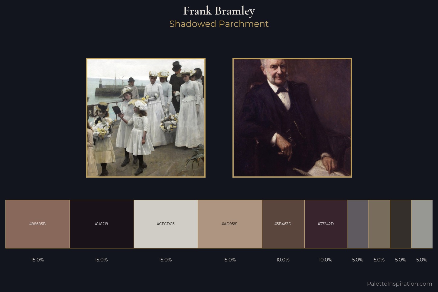 Frank Bramley Master Palette — Shadowed Parchment