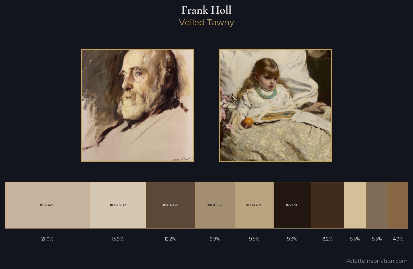 Frank Holl Palette 1 — Veiled Tawny