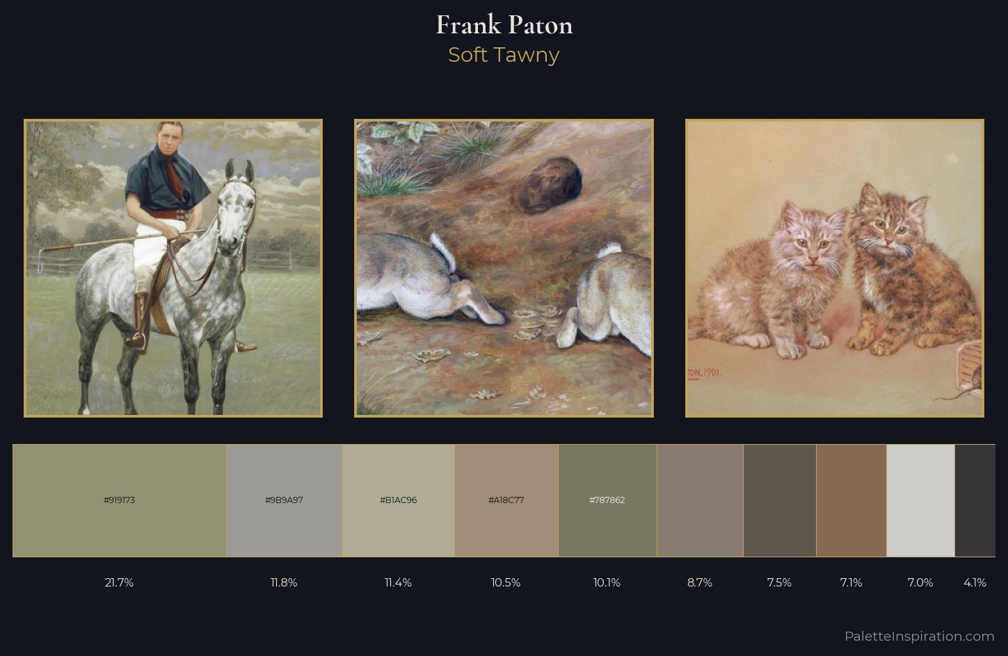 Frank Paton Palette 2 — Soft Tawny