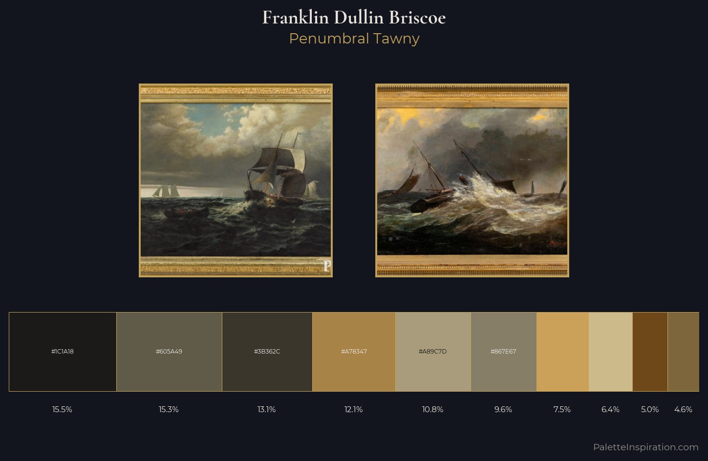 Franklin Dullin Briscoe Palette 5 — Penumbral Tawny