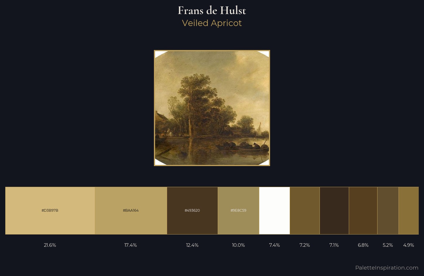 Frans de Hulst Palette 3 — Veiled Apricot