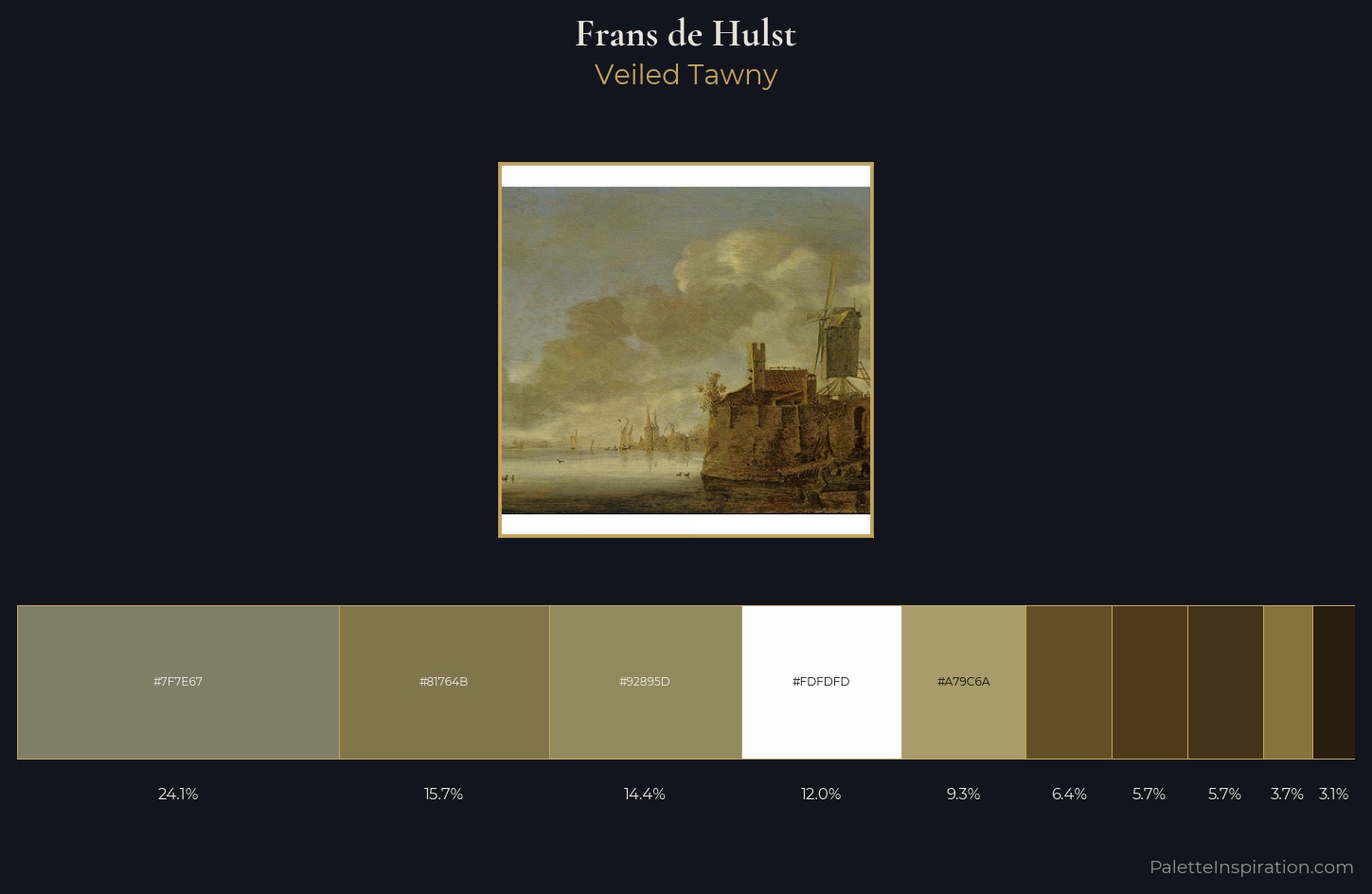 Frans de Hulst Palette 4 — Veiled Tawny