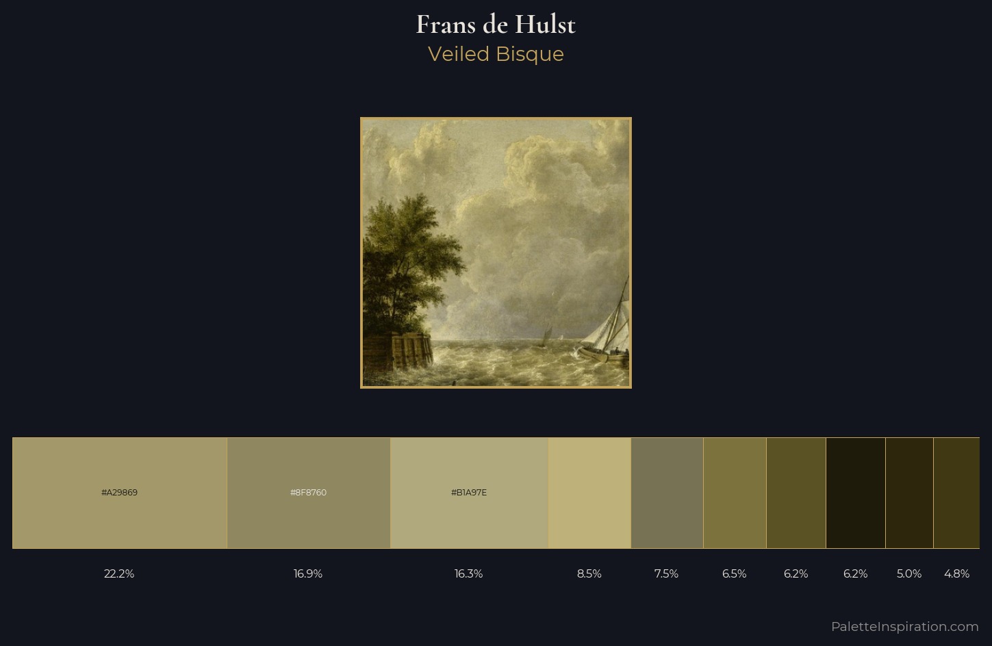 Frans de Hulst Palette 5 — Veiled Bisque