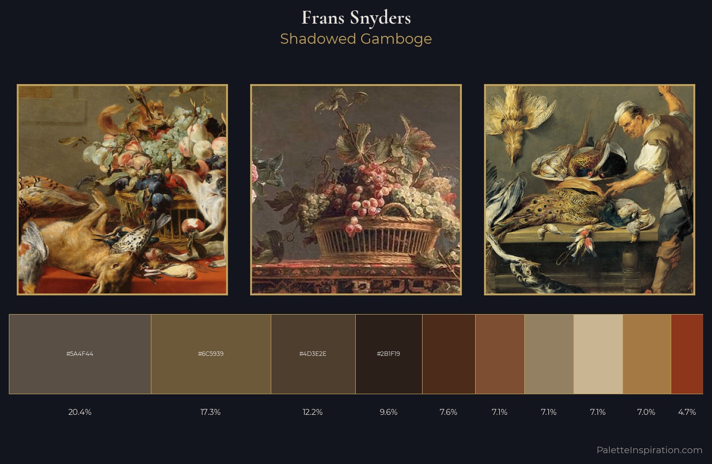 Frans Snyders Palette 8 — Shadowed Gamboge
