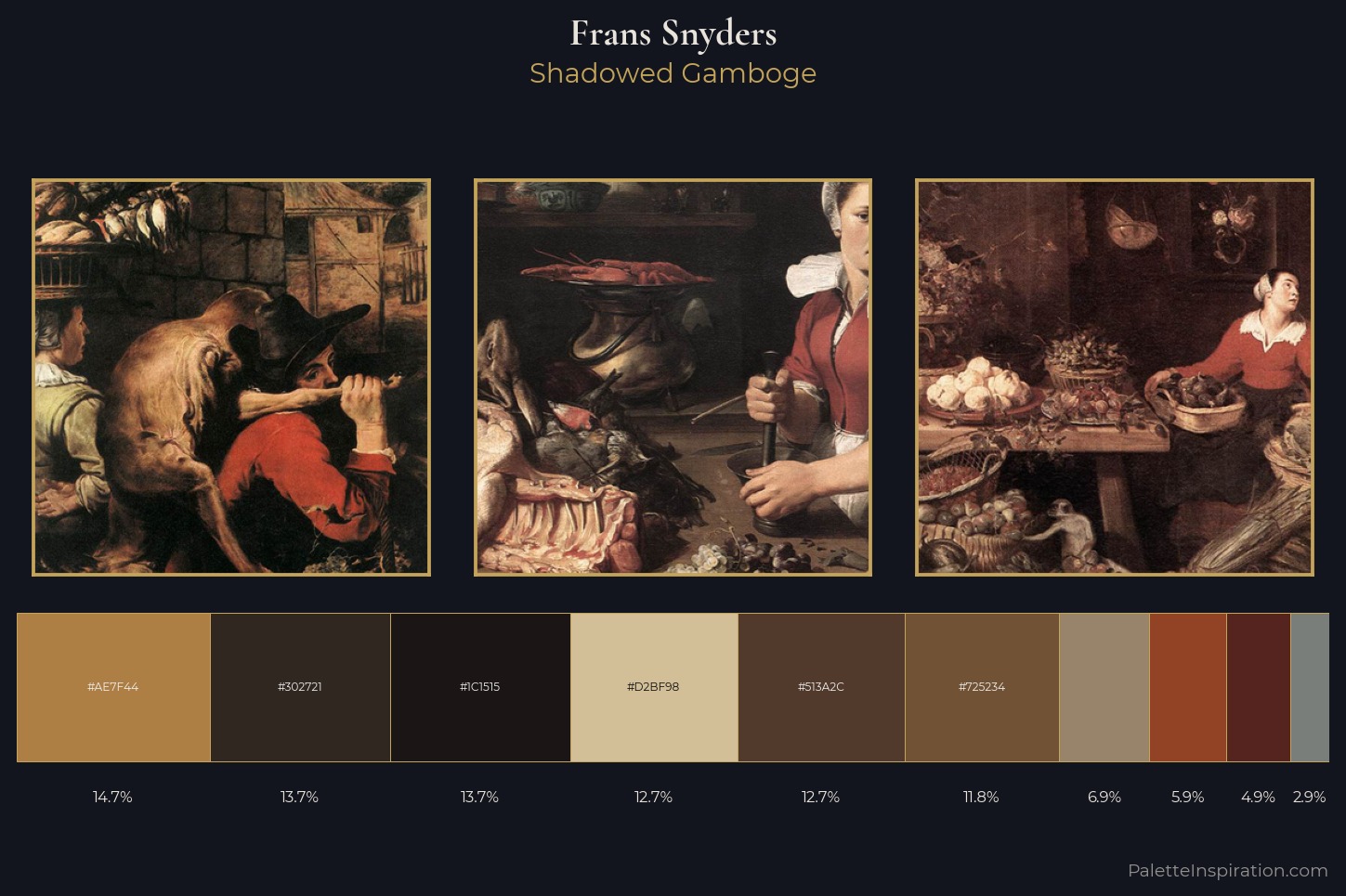 Frans Snyders Master Palette — Shadowed Gamboge