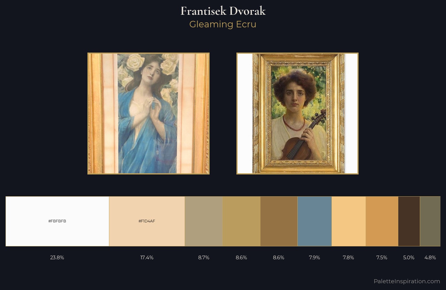 Frantisek Dvorak Palette 1 — Gleaming Ecru