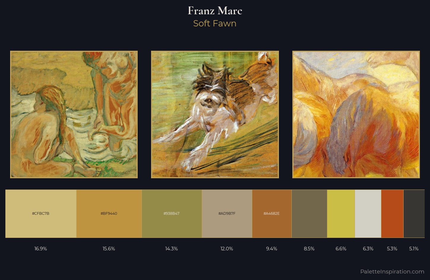 Franz Marc Palette 2 — Soft Fawn