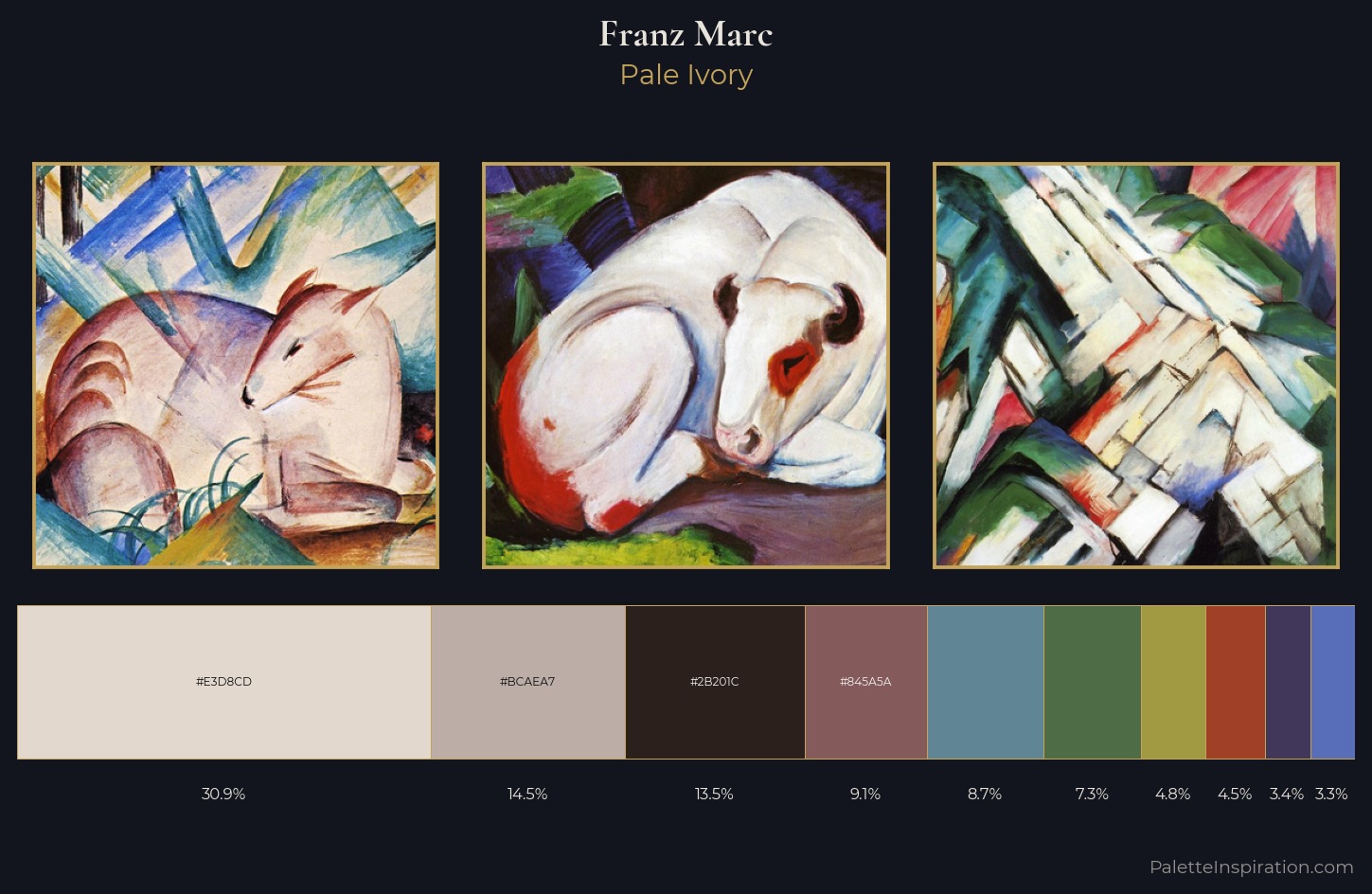 Franz Marc Palette 5 — Pale Ivory