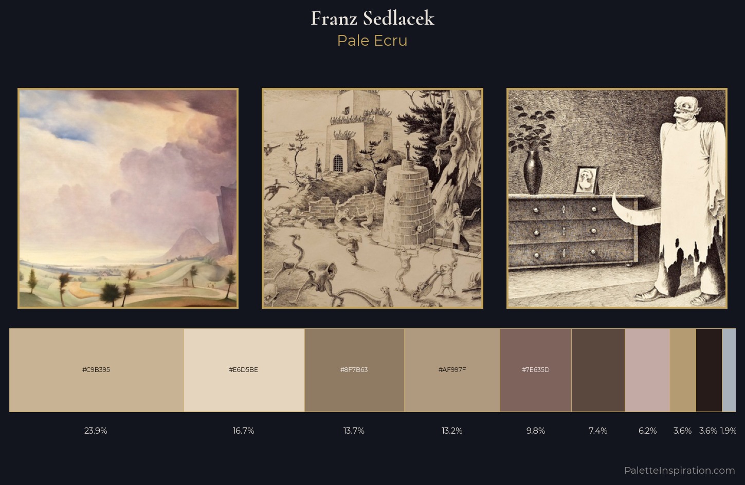 Franz Sedlacek Palette 1 — Pale Ecru