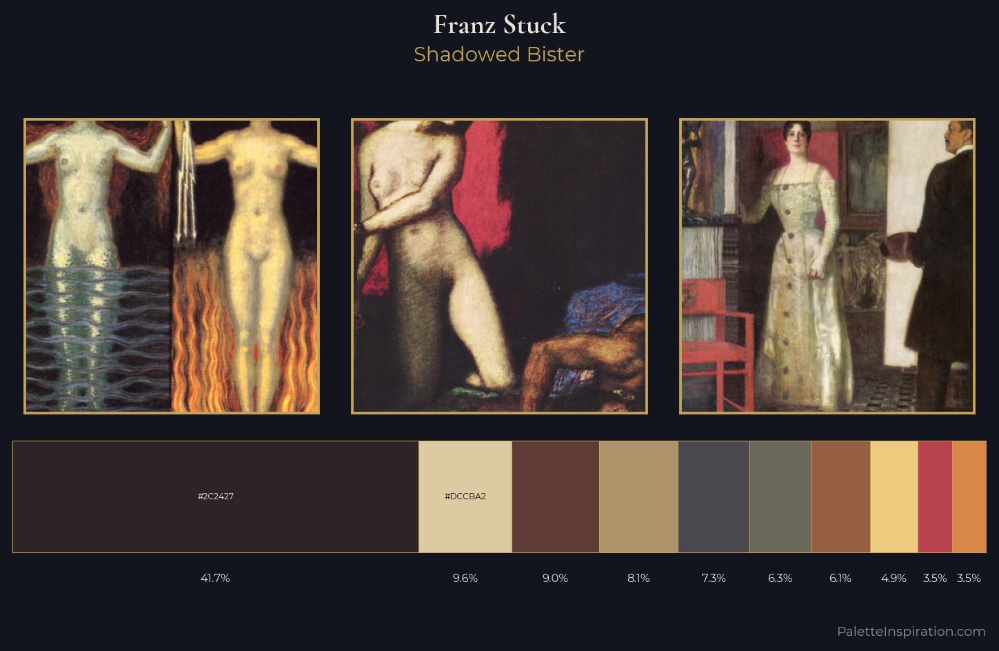 Franz Stuck Palette 7 — Shadowed Bister