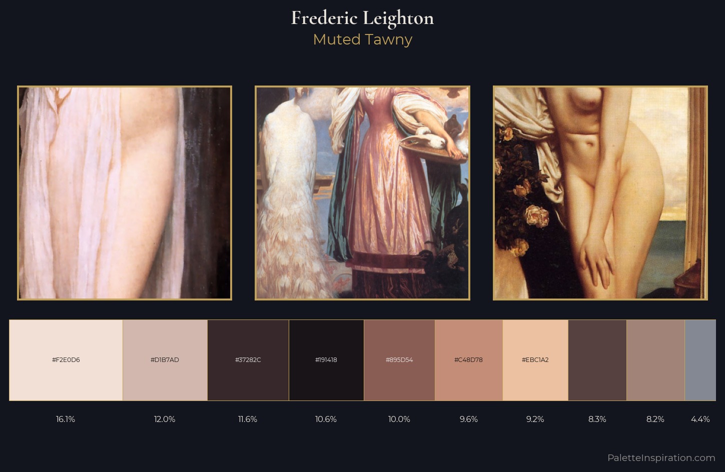 Frederic Leighton Palette 4 — Muted Tawny