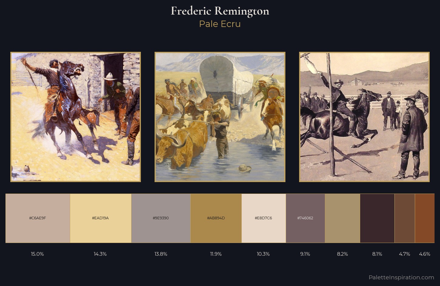 Frederic Remington Palette 3 — Pale Ecru
