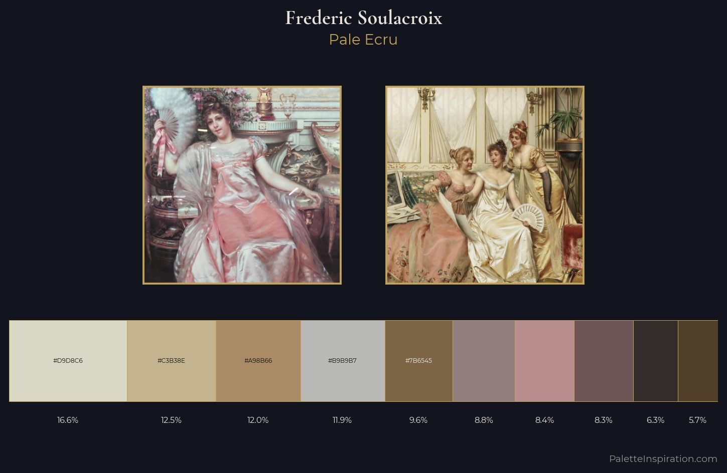 Frederic Soulacroix Palette 2 — Pale Ecru