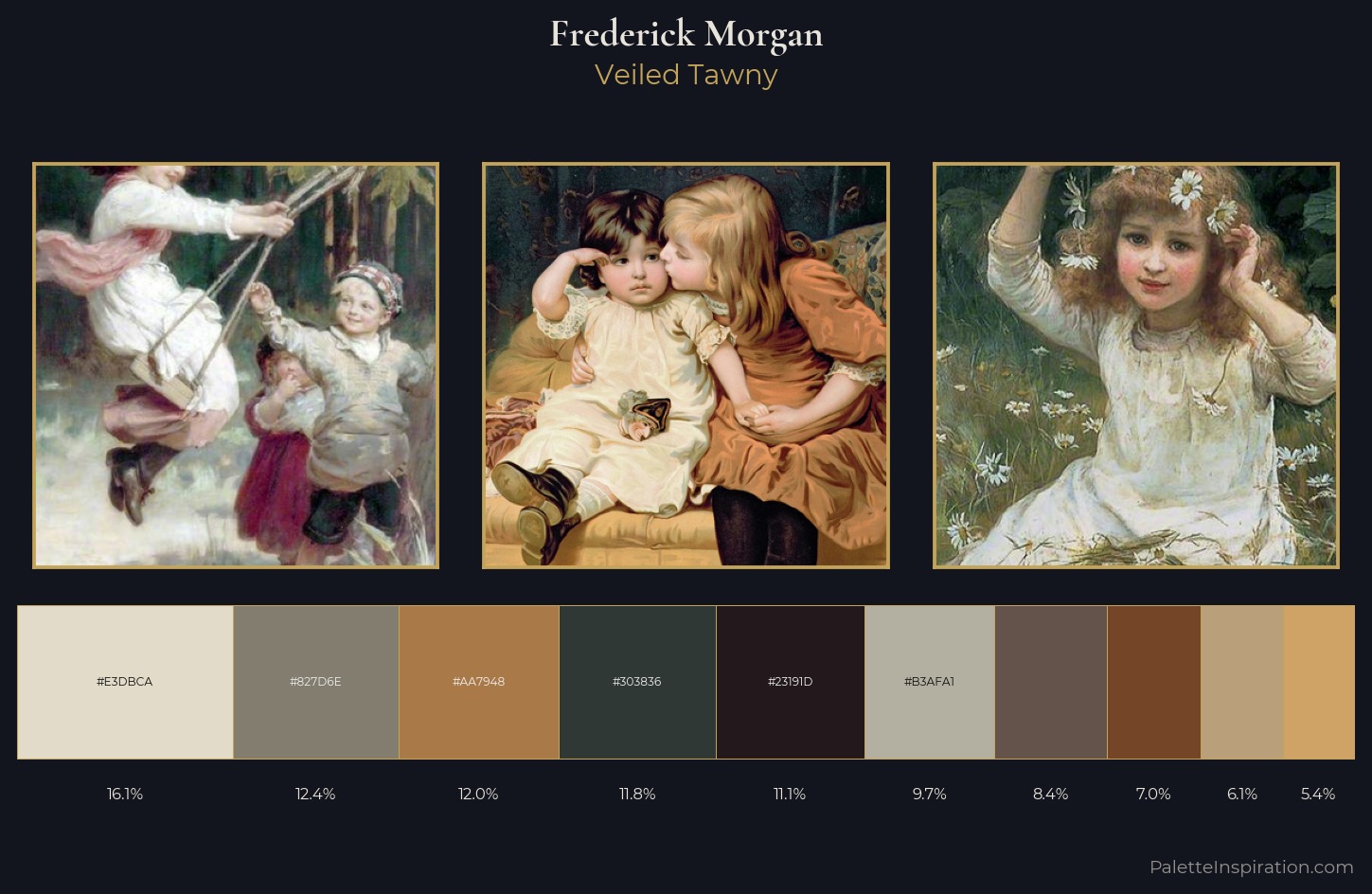 Frederick Morgan Palette 3 — Veiled Tawny