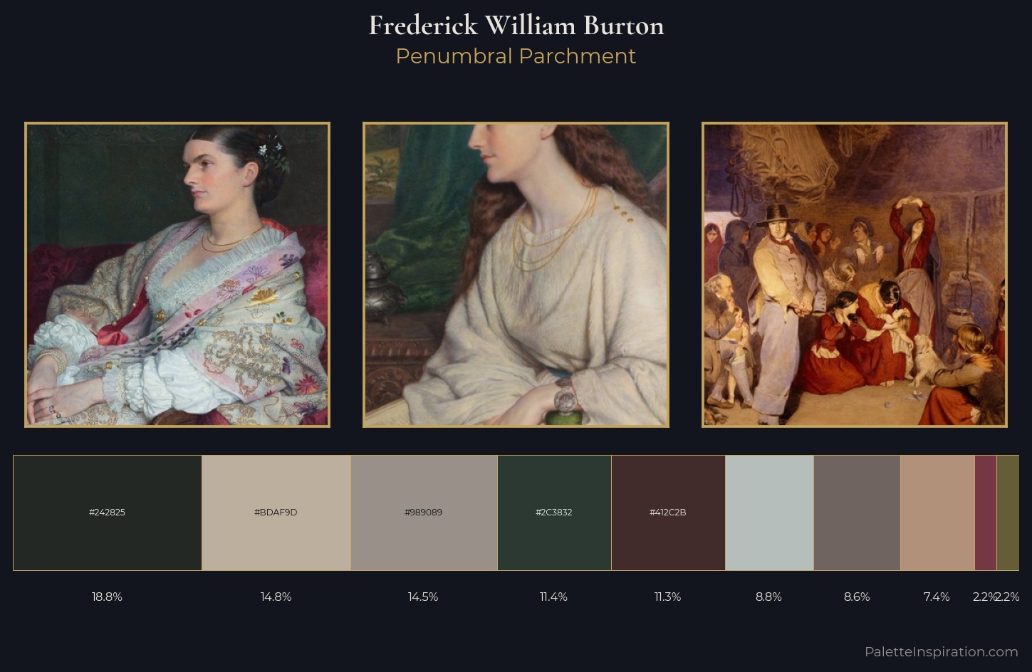 Frederick William Burton Palette 3 — Penumbral Parchment