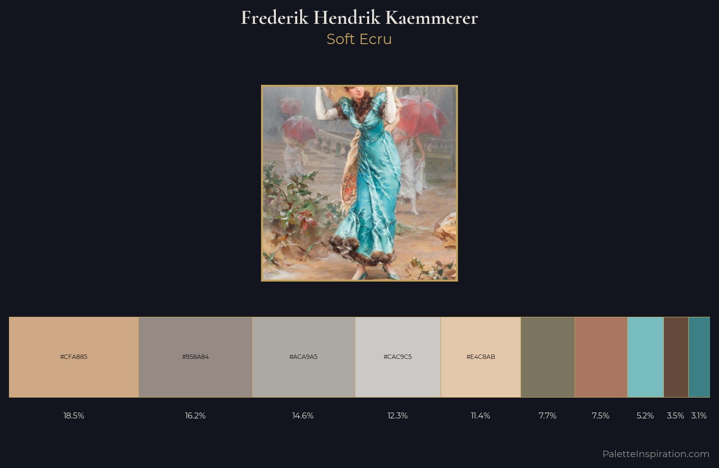 Frederik Hendrik Kaemmerer Palette 1 — Soft Ecru