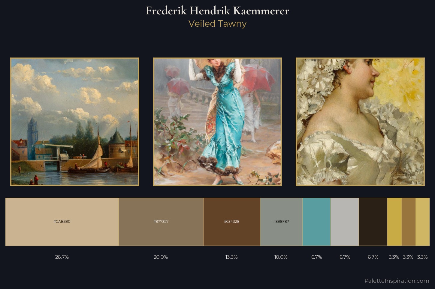 Frederik Hendrik Kaemmerer Master Palette — Veiled Tawny