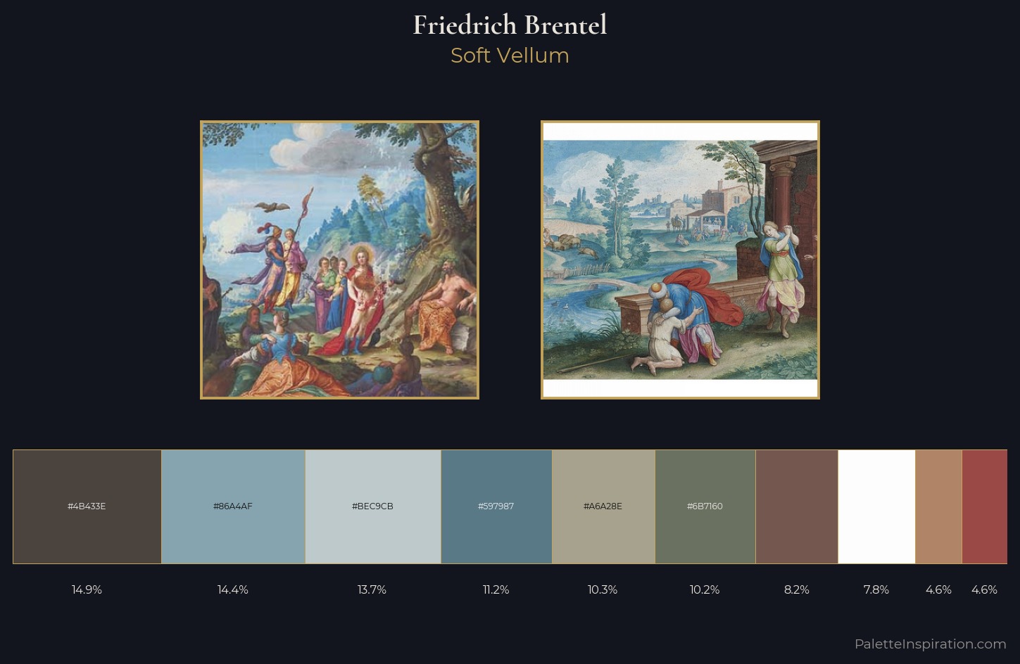 Friedrich Brentel Palette 1 — Soft Vellum