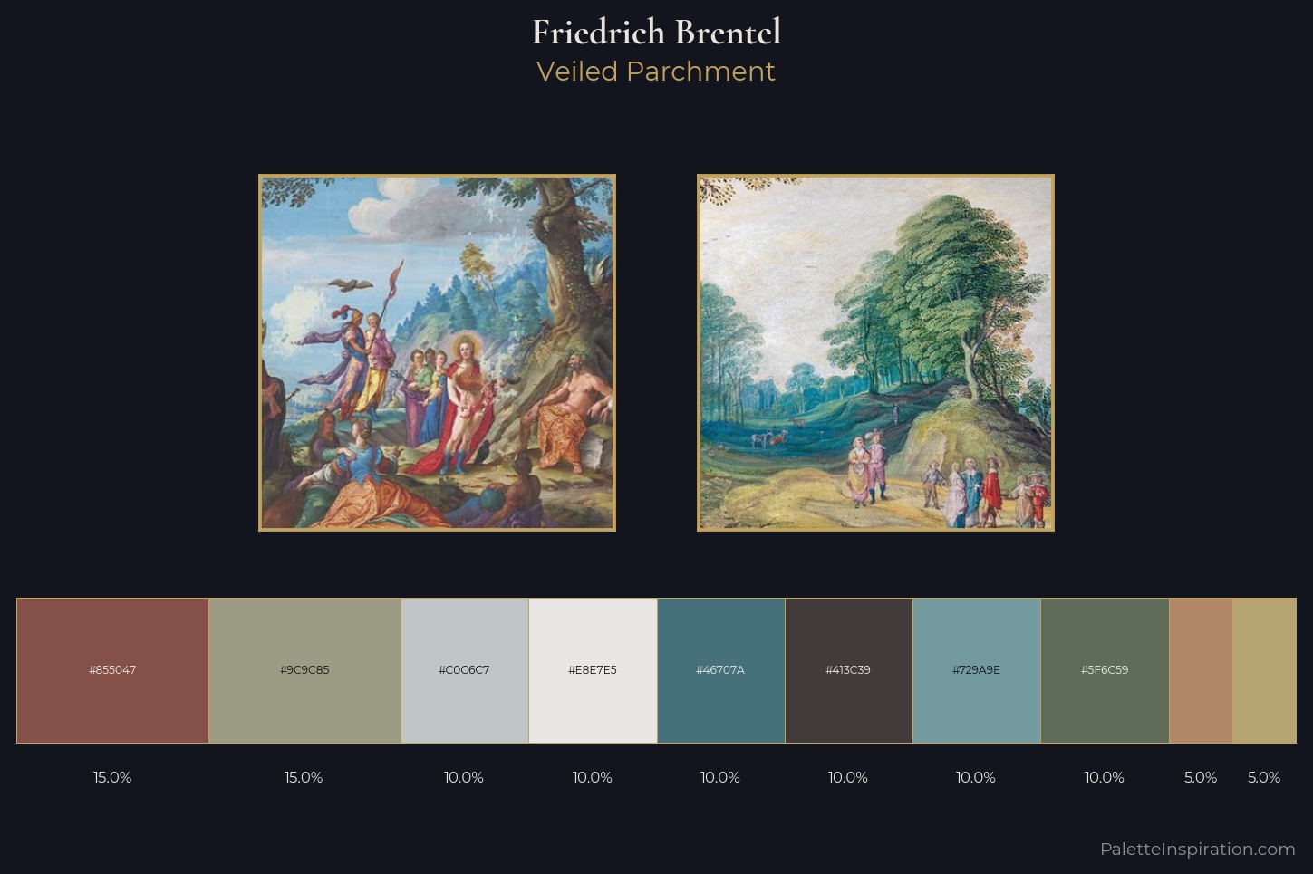Friedrich Brentel Master Palette