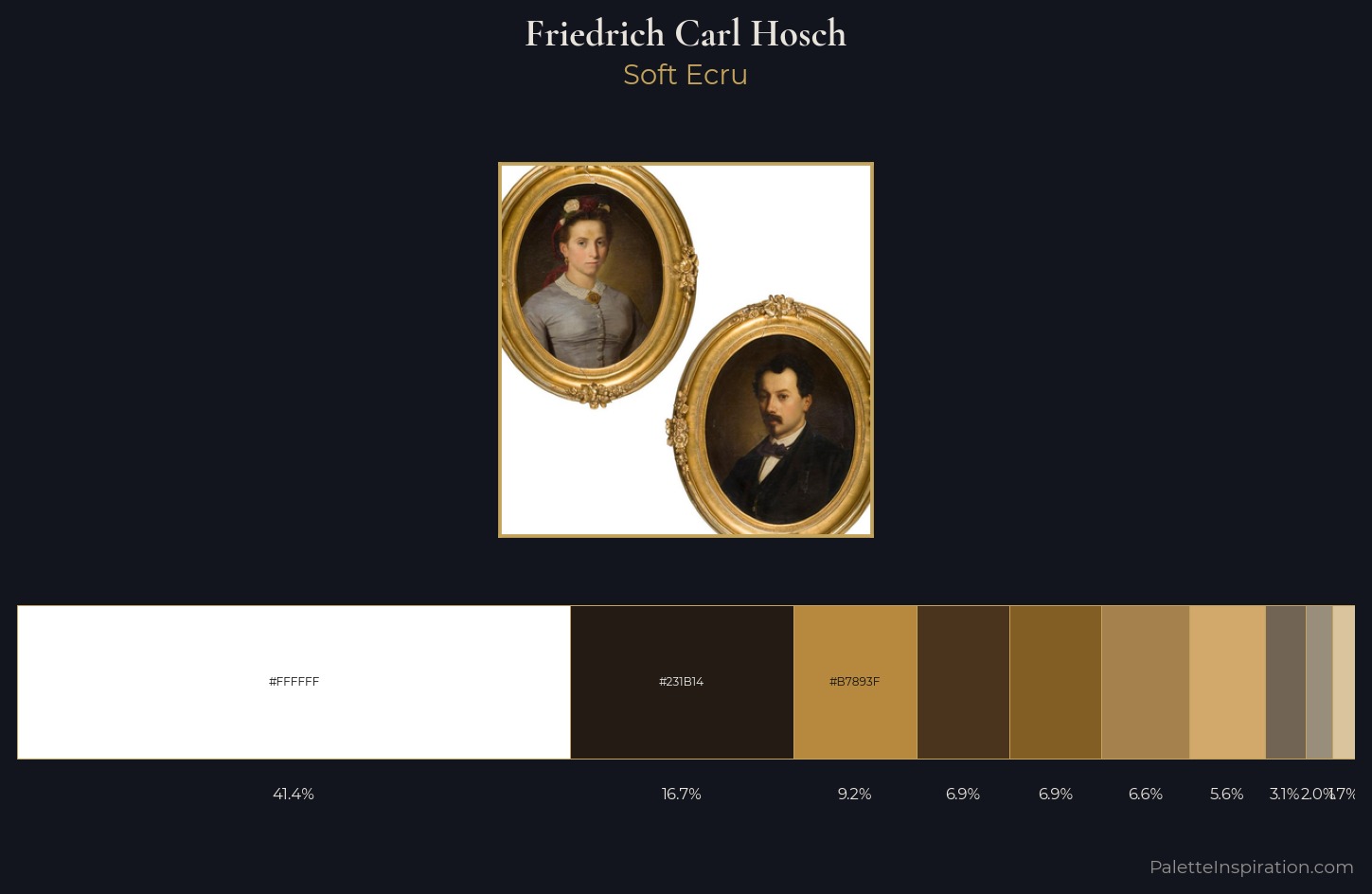 Friedrich Carl Hosch Palette 1 — Soft Ecru