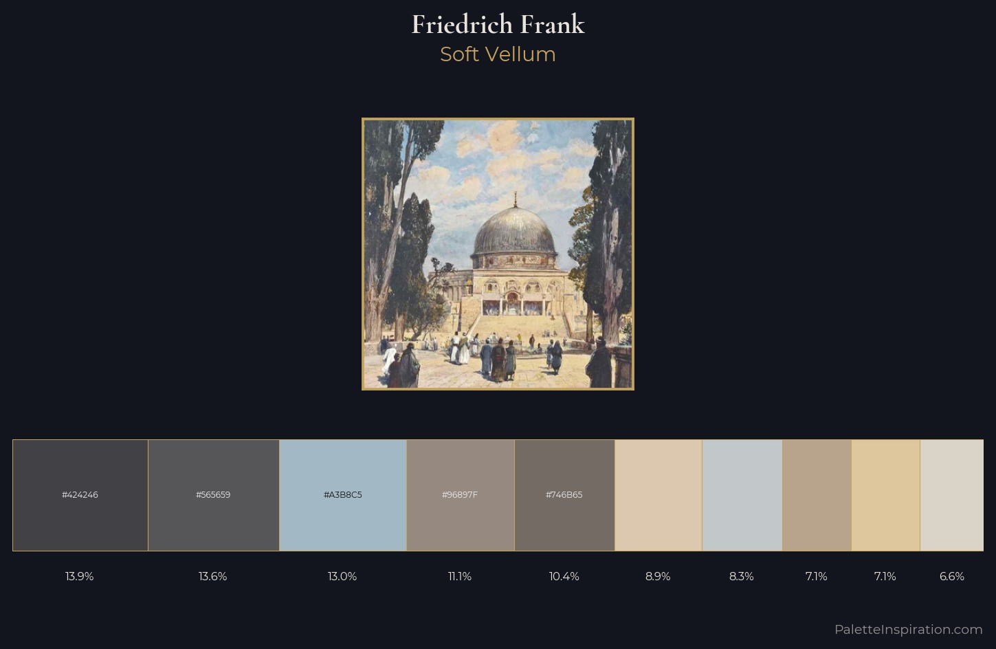 Friedrich Frank Palette 1 — Soft Vellum