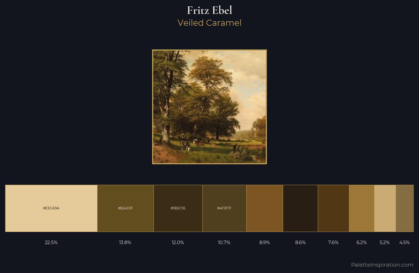 Fritz Ebel Palette 3 — Veiled Caramel