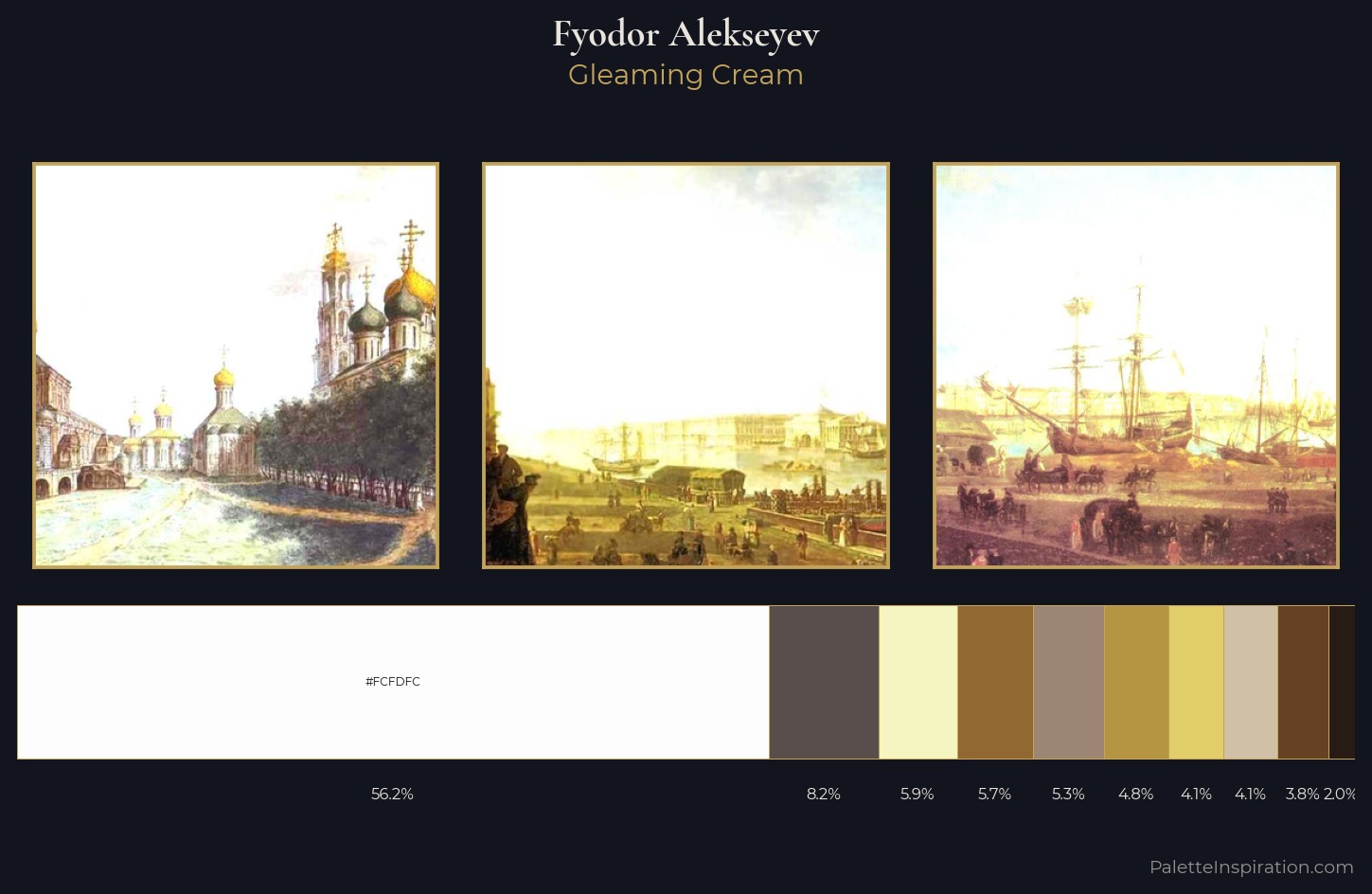 Fyodor Alekseyev Palette 3 — Gleaming Cream