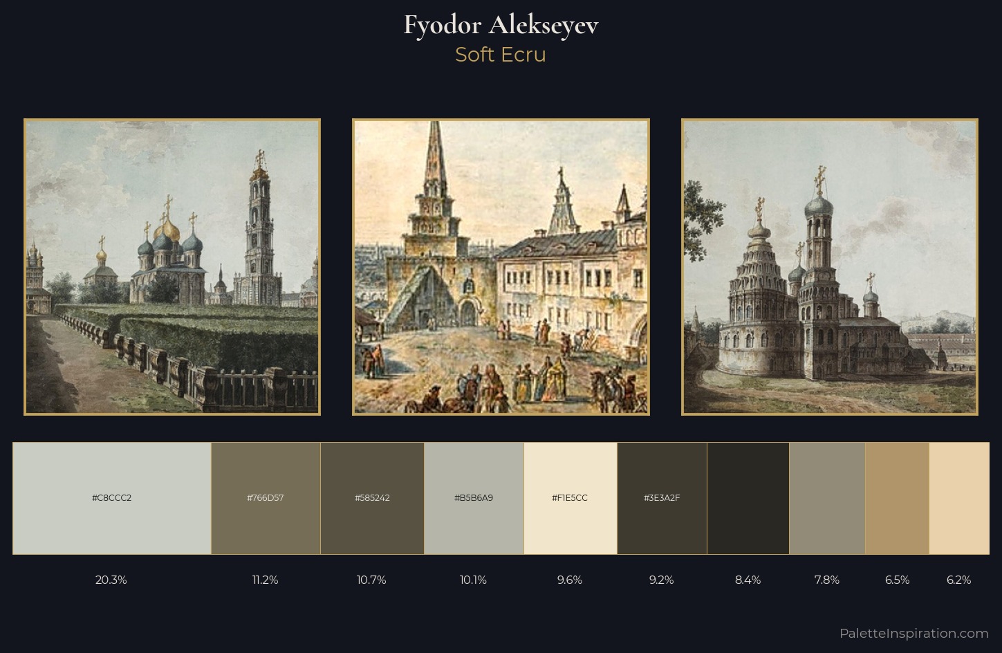 Fyodor Alekseyev Palette 4 — Soft Ecru