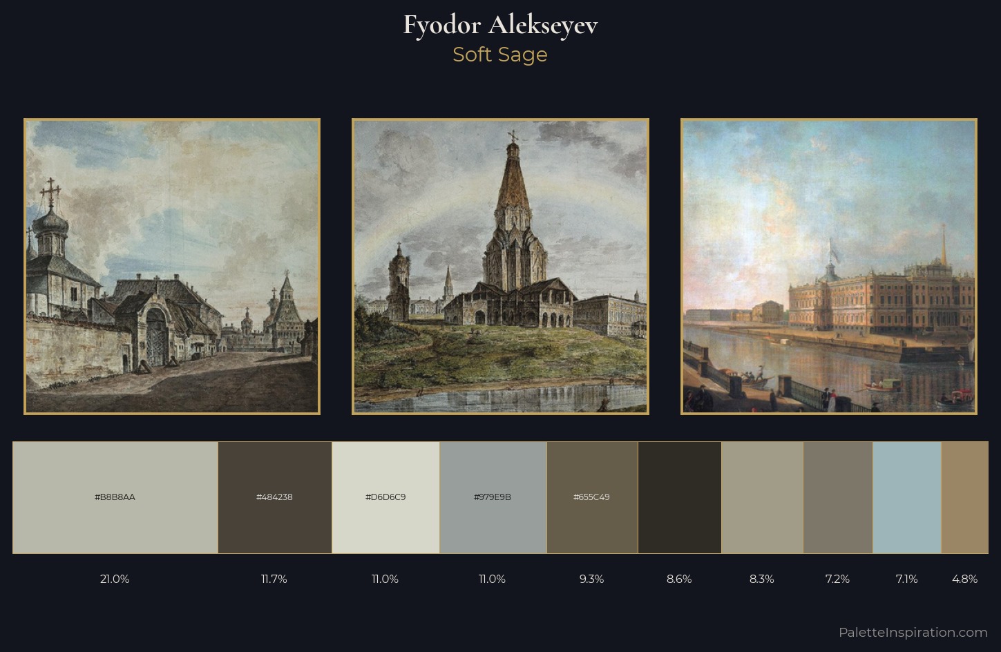 Fyodor Alekseyev Palette 7 — Soft Sage
